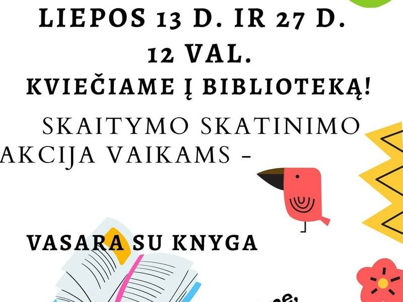 Skaitymo skatinimo akcija vaikams Dūkšte