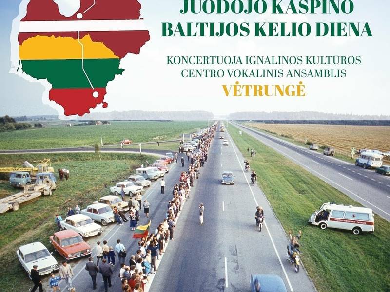 Juodojo kaspino Baltijos kelio dienos minėjimas