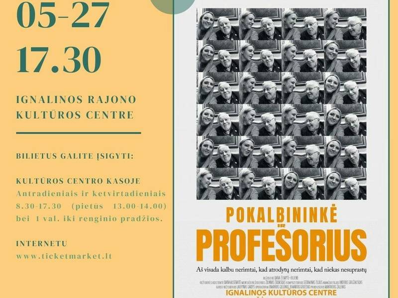 Dokumentinis filmas „Pokalbininkė ir profesorius“