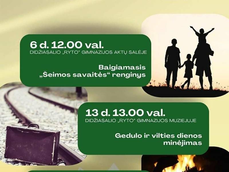 Gedulo ir vilties dienos minėjimas
