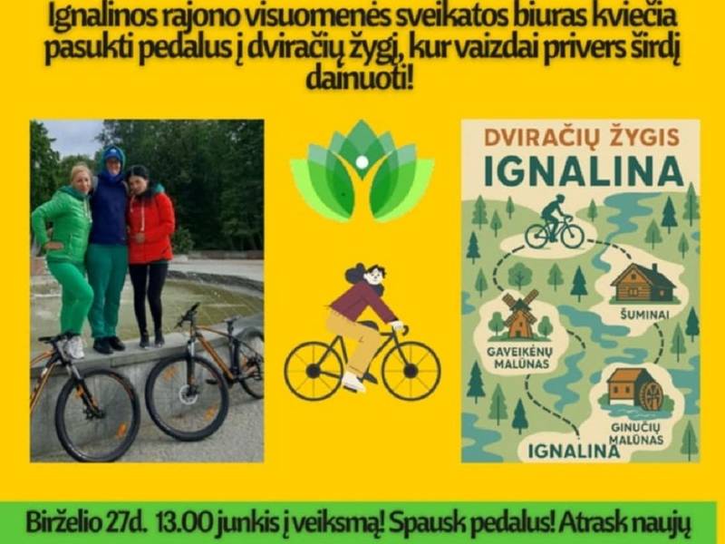 Dviračių žygis Ignalina