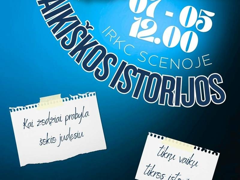 Vaikų šokio spektaklis-performansas "Vaikiškos istorijos"