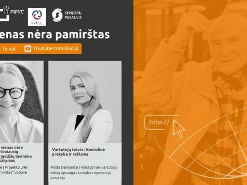 Projektas ,,Nė vienas nėra pamirštas" – nuotolinė paskaita