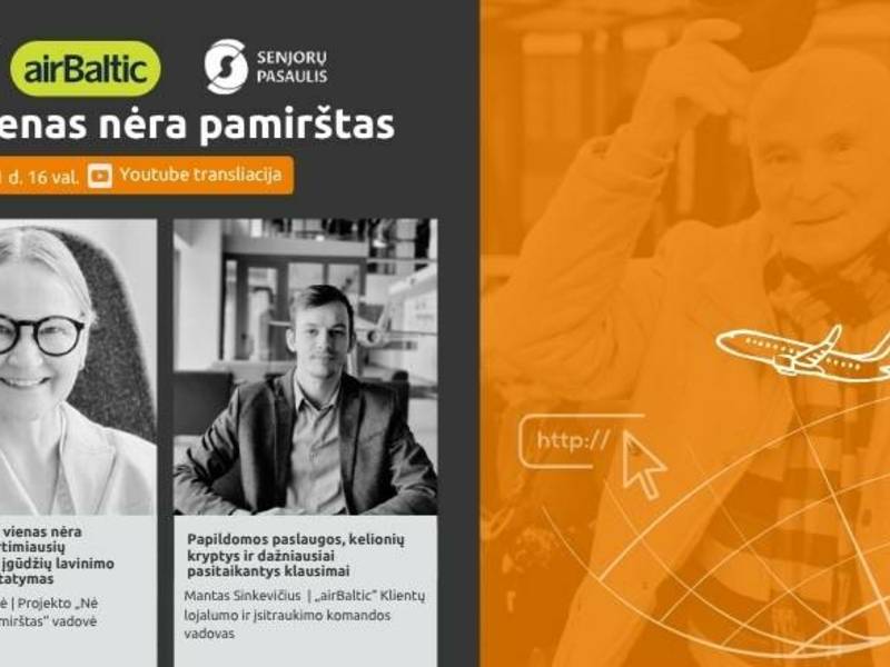 Projektas ,,Nė vienas nėra pamirštas" nuotolinė paskaita