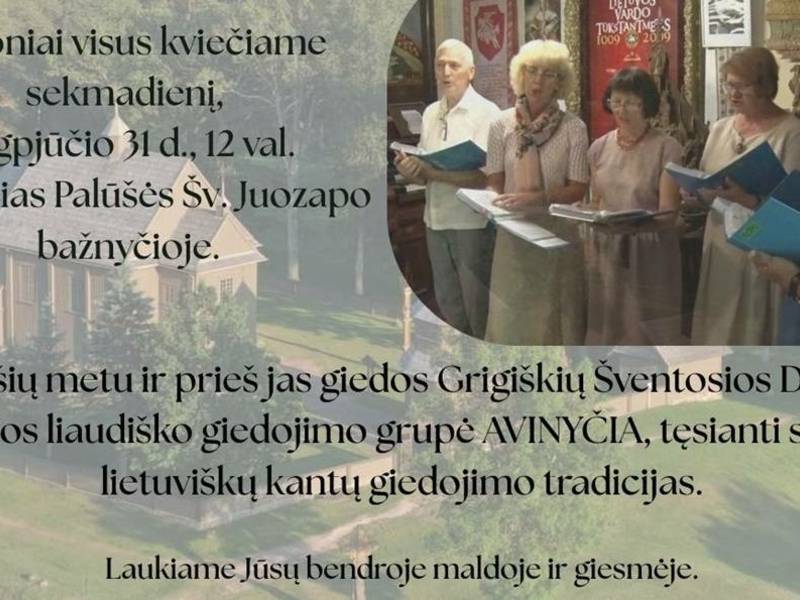 Šv. mišios Palūšėje