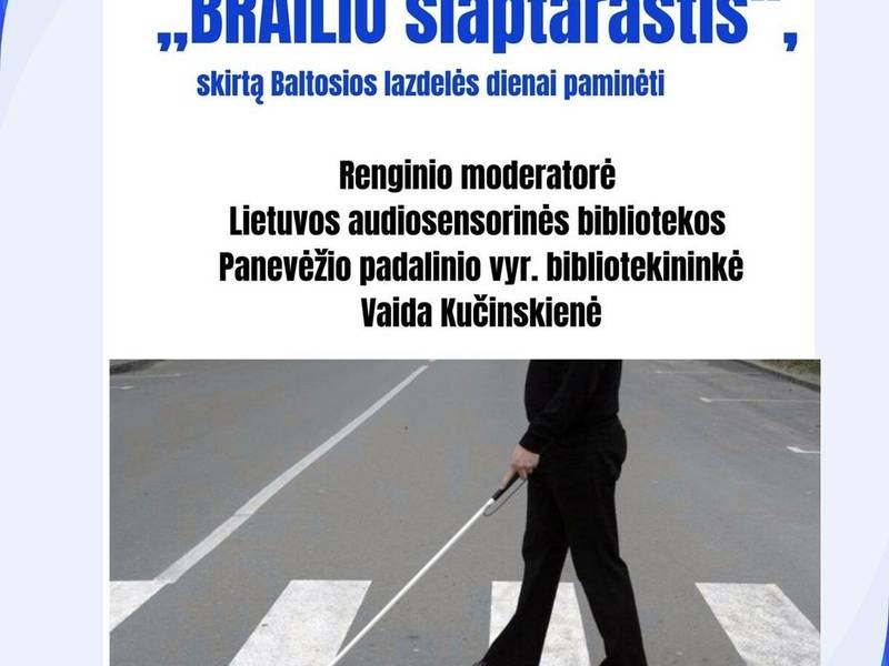 Edukacija "Brailio slaptaraštis"