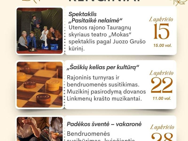 "Šaškių kelias per kultūrą"