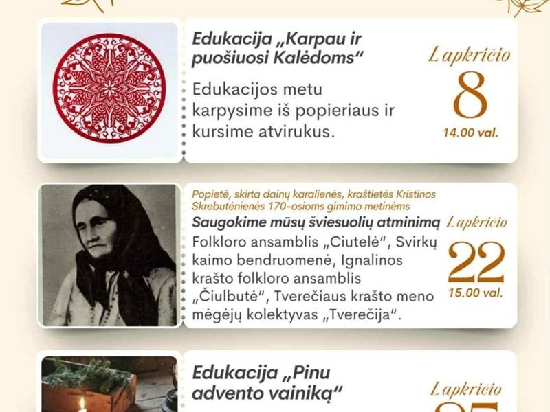 Popietė "Saugokime mūsų šviesuolių atminimą"