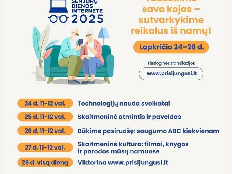 Senjorų dienos internete