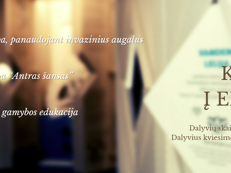 Aukštaitijos nacionalinio parko organizuojamos edukacijos