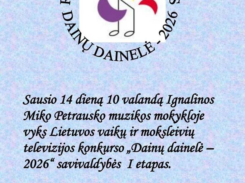 Rajoninis konkursas „Dainų dainelė“
