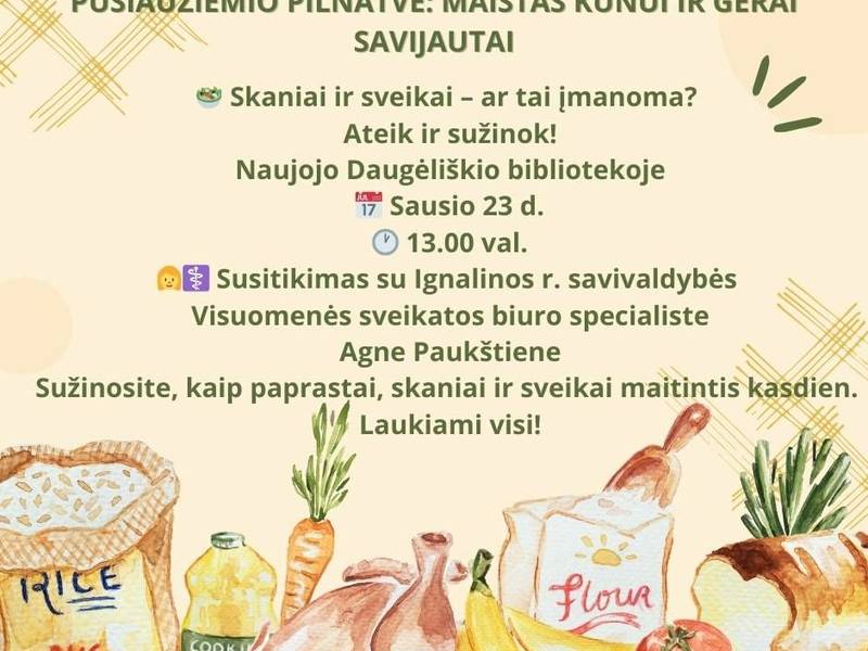 Pusiaužiemio pilnatvė: maistas kūnui ir gerai savijautai