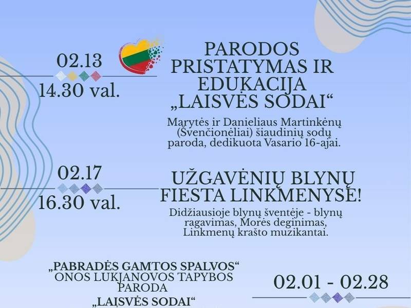 Marytės ir Danieliaus Martinkėnų šiaudinių sodų paroda „Laisvės sodai“