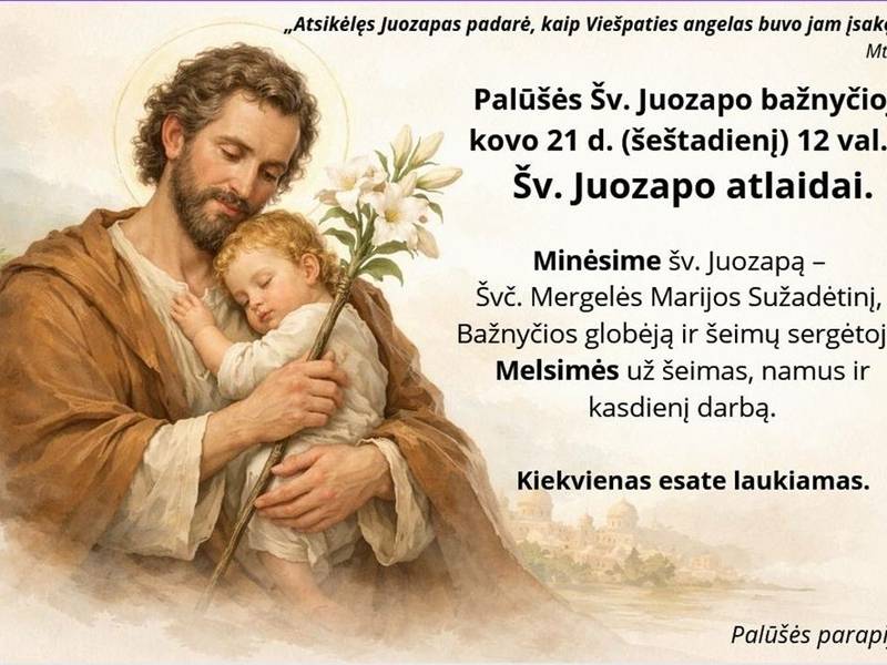 Šv. Juozapo atlaidai
