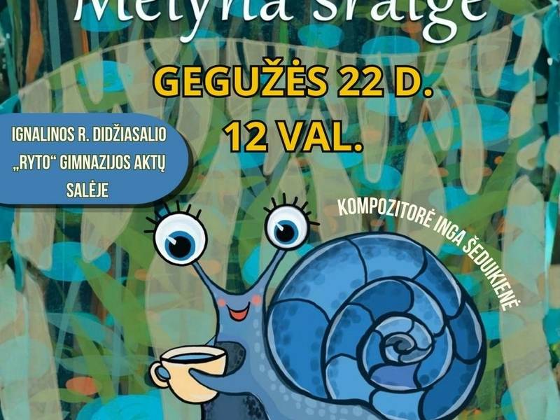 Miuziklas visai šeimai „Mėlyna sraigė“