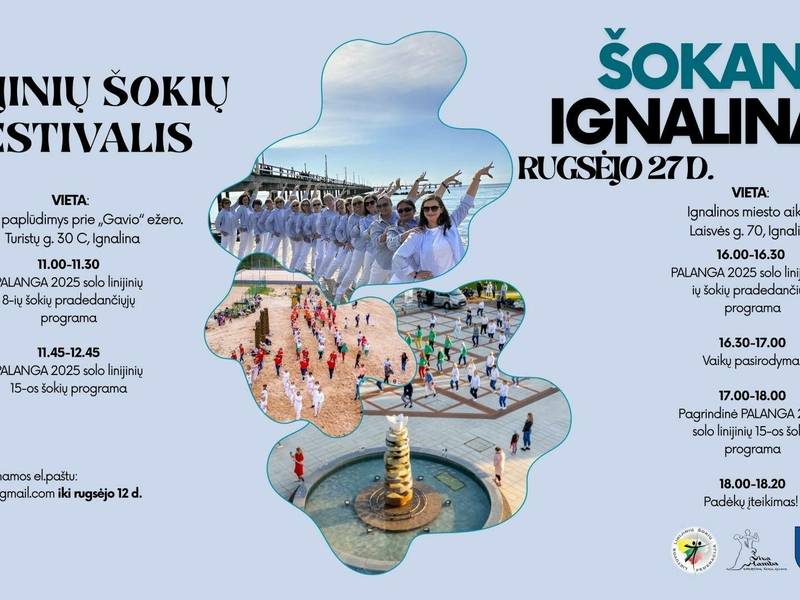 Linijinių šokių festivalis "Šokanti Ignalina 2025"