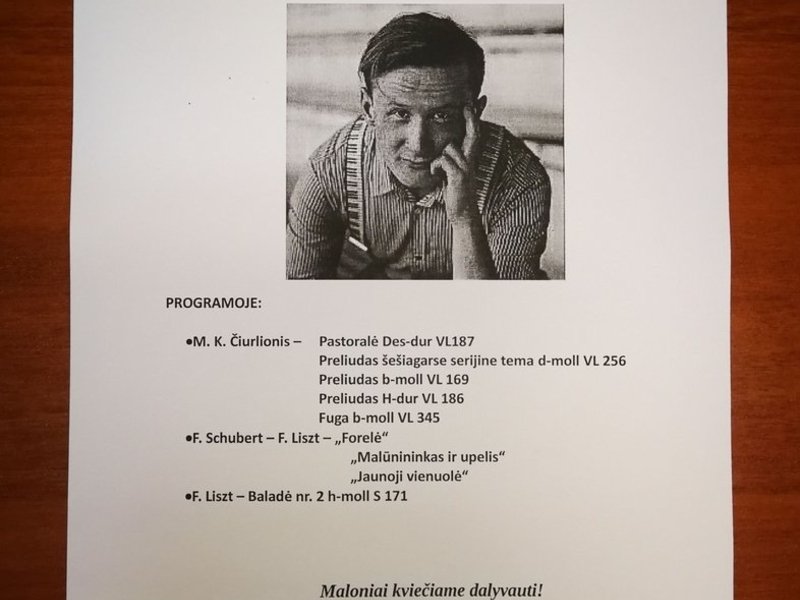 Pianisto Justo Čeponio koncertas