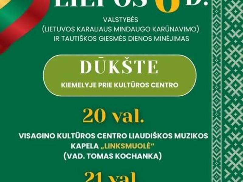 Valstybės dienos minėjimas Dūkšte