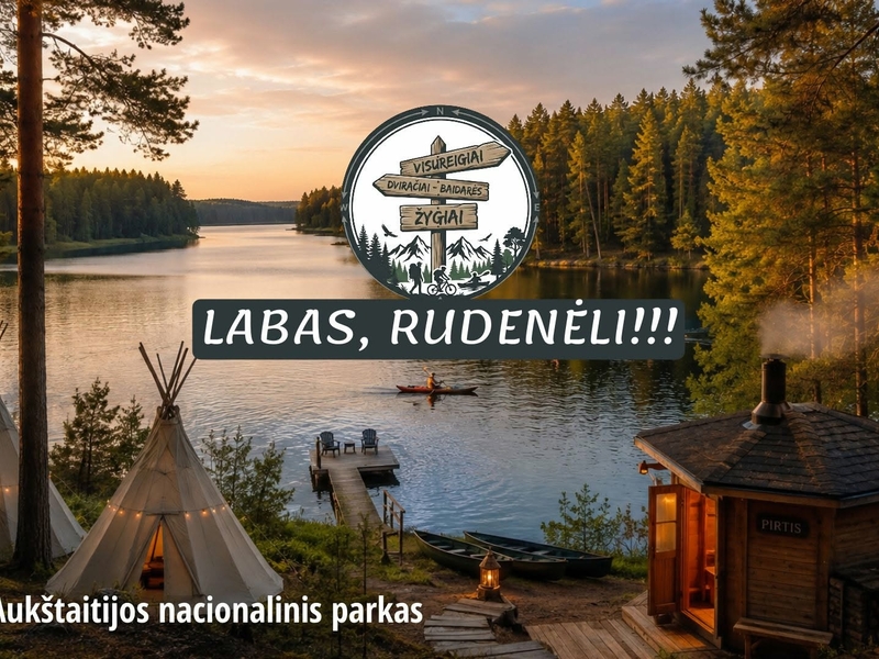 Baidarių ir pėsčiųjų žygiai „Labas, rudenėli!“