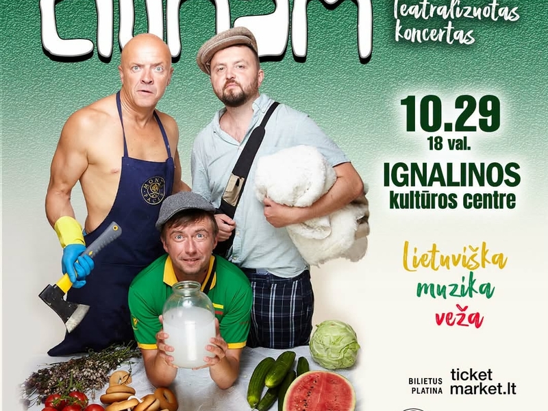 Grupė ČILINAM | Teatralizuotas koncertas „Lietuviška muzika veža“