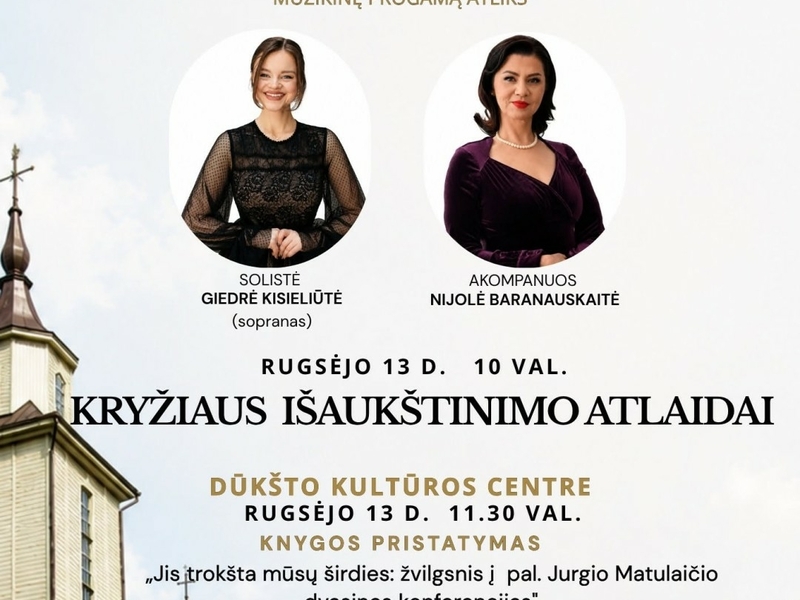 Klasikinės muzikos koncertas Dūkšte