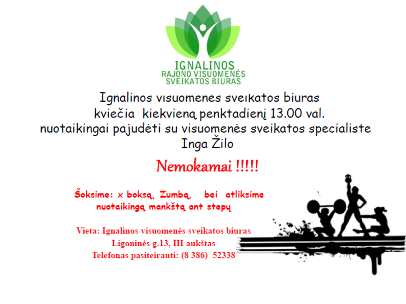 Игналинское районное бюро здравоохранения призывает к активному переезду