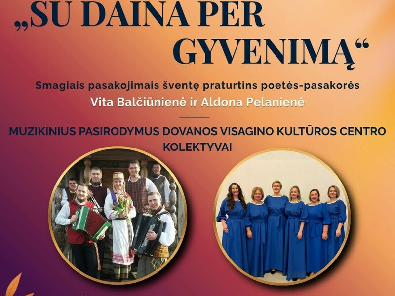 Rudens spalvų šventė „Su daina per gyvenimą“