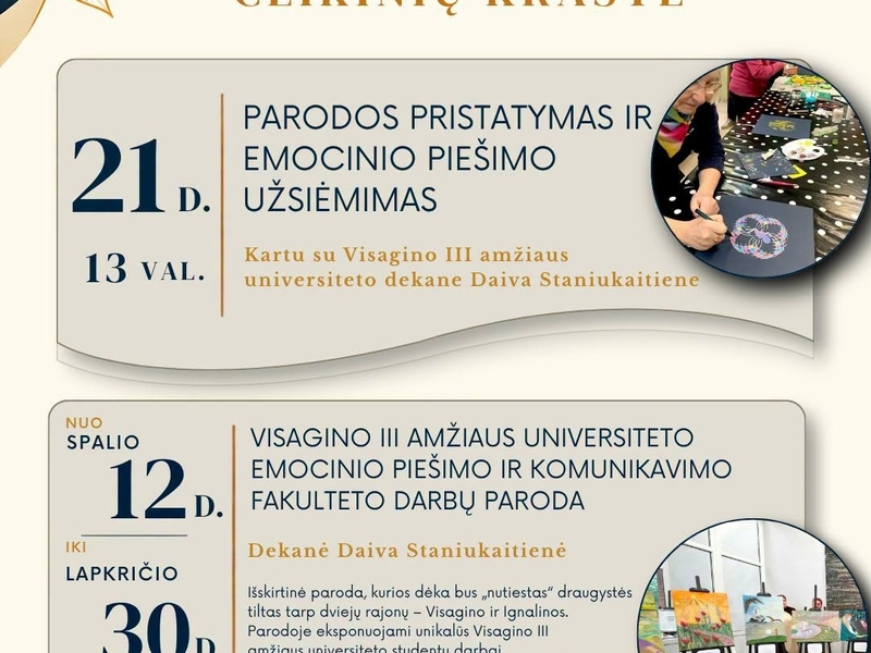 Spalio mėnesio veiklos Ceikinių krašte