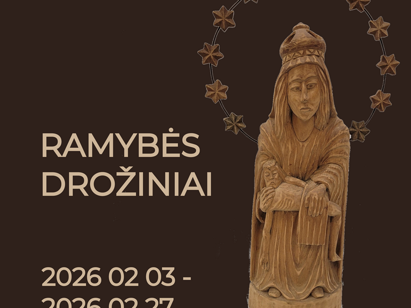 Arūno Edvardo Vaitkaus darbų paroda „Ramybės drožiniai“