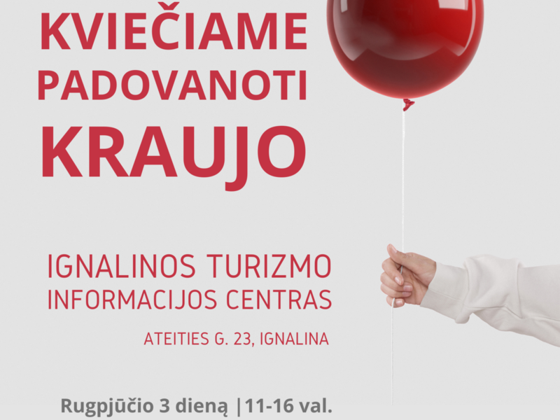 Кампания по сдаче крови в Игналине