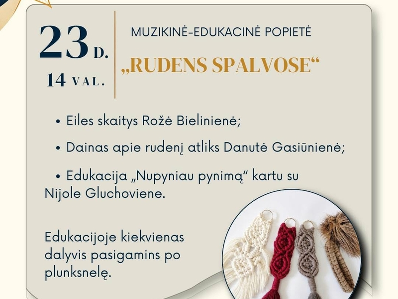 Spalio mėnesio veiklos Kazitiškio krašte