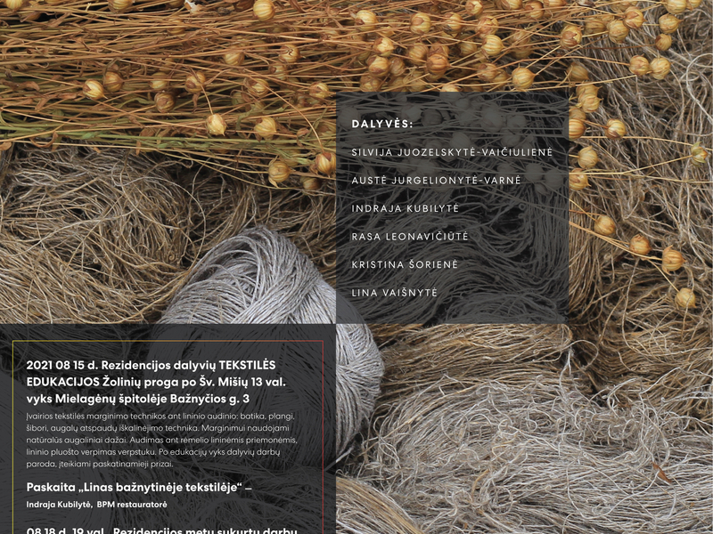 The first textile residence of professional artists "Let's return to linen"