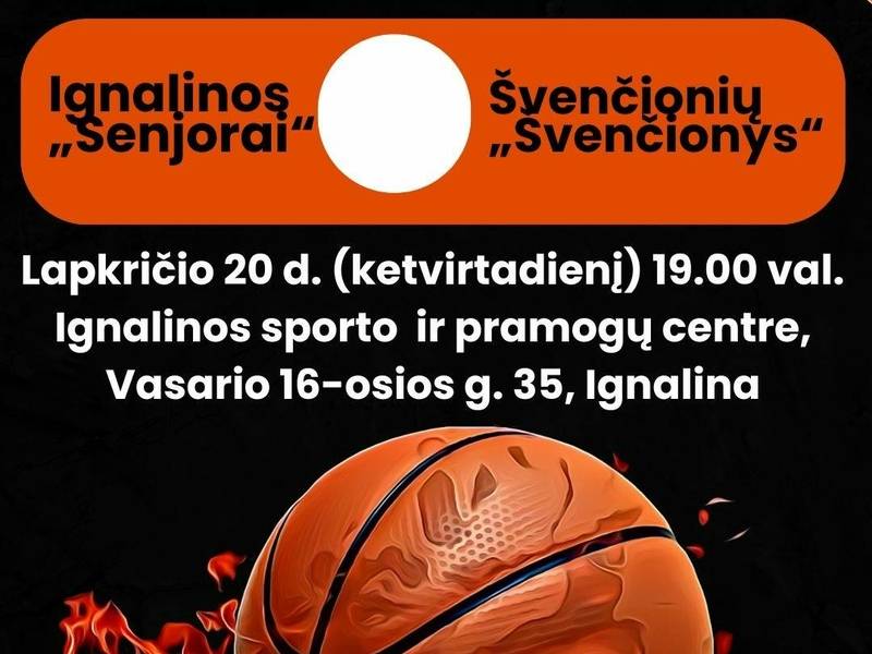 Rytų Aukštaitijos senjorų "39+" krepšinio pirmenybės