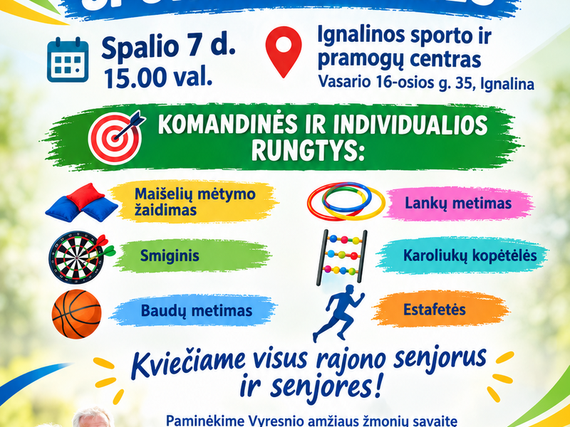 Ignalinos rajono senjorų sporto žaidynės