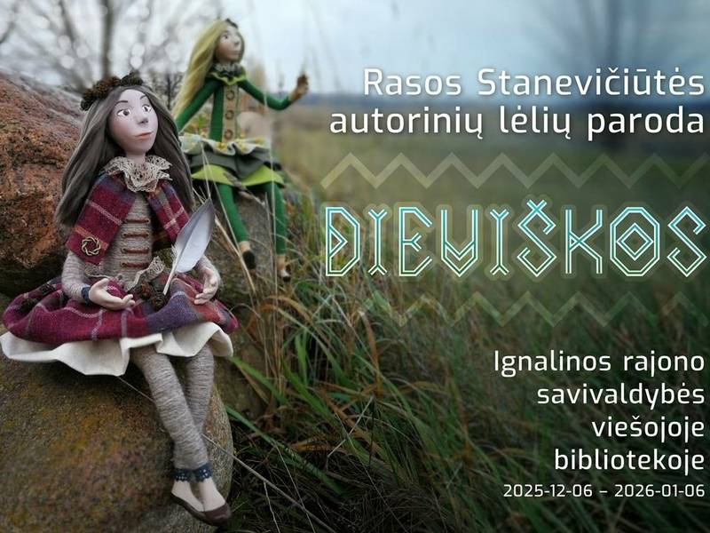 Rasos Stanevičiūtės autorinių lėlių paroda "Dieviškos"