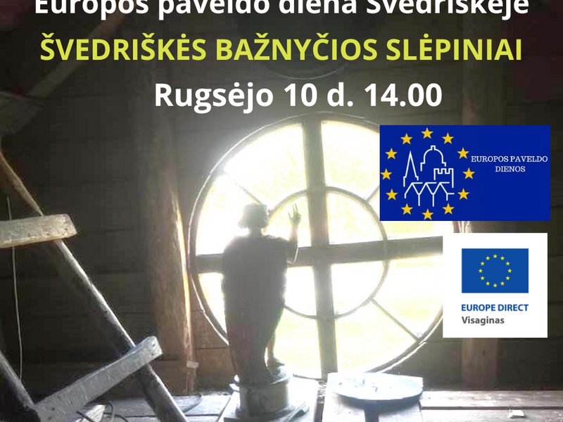 Europos paveldo diena Švedriškėje "Švedriškės bažnyčios slėpiniai"