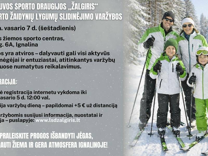 Lietuvos sporto draugijos „Žalgiris“ žiemos sporto žaidynių lygumų slidinėjimo varžybos