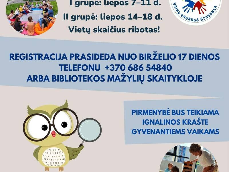 Vaikų vasaros stovykla