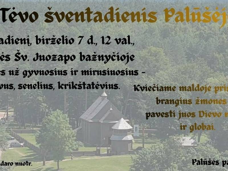 Tėvo šventadienis Palūšėje