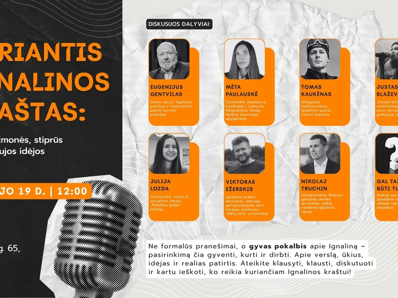 Pokalbis „Kuriantis Ignalinos kraštas“