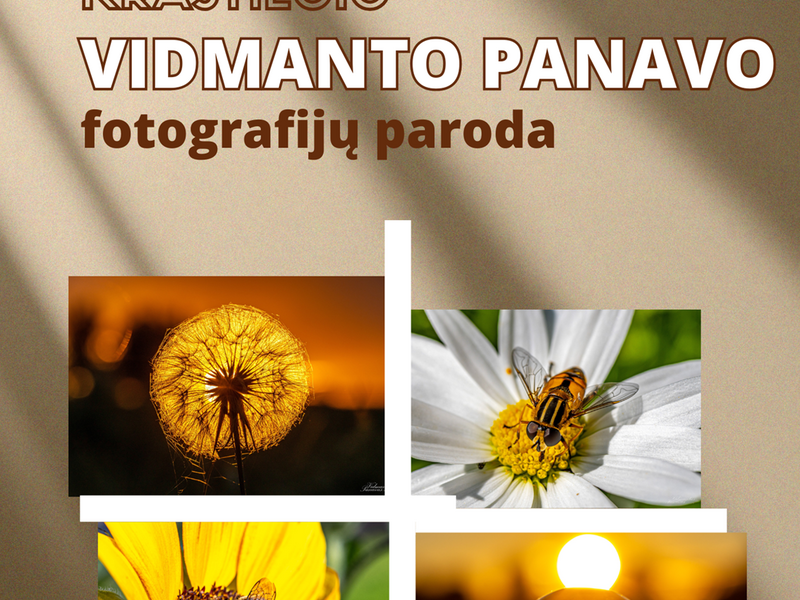 Kraštiečio Vidmanto Panavo fotografijų paroda