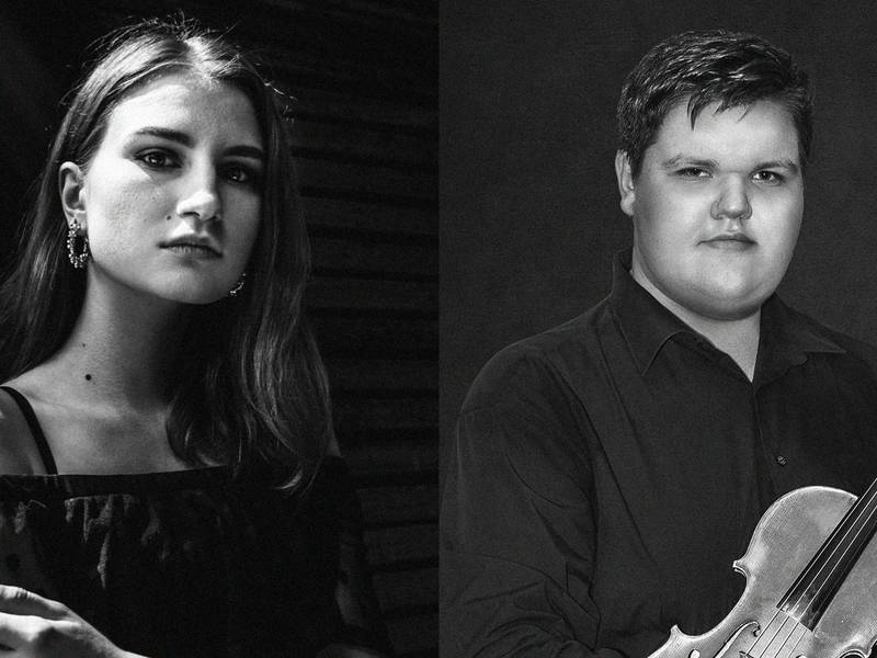 Jaunieji talentai Paliesiuje: Elzė Fedorcovaitė (fortepijonas), Rokas Diržys (smuikas)