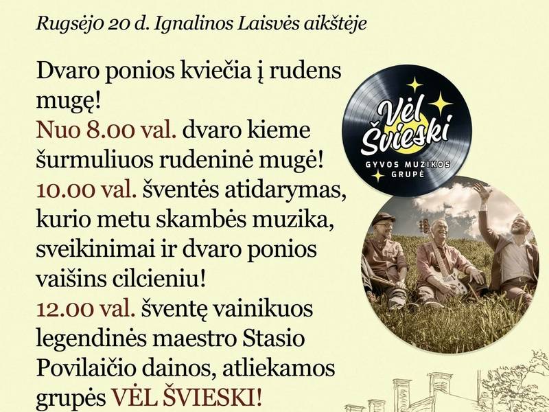 Rudens mugė Ignalinoje
