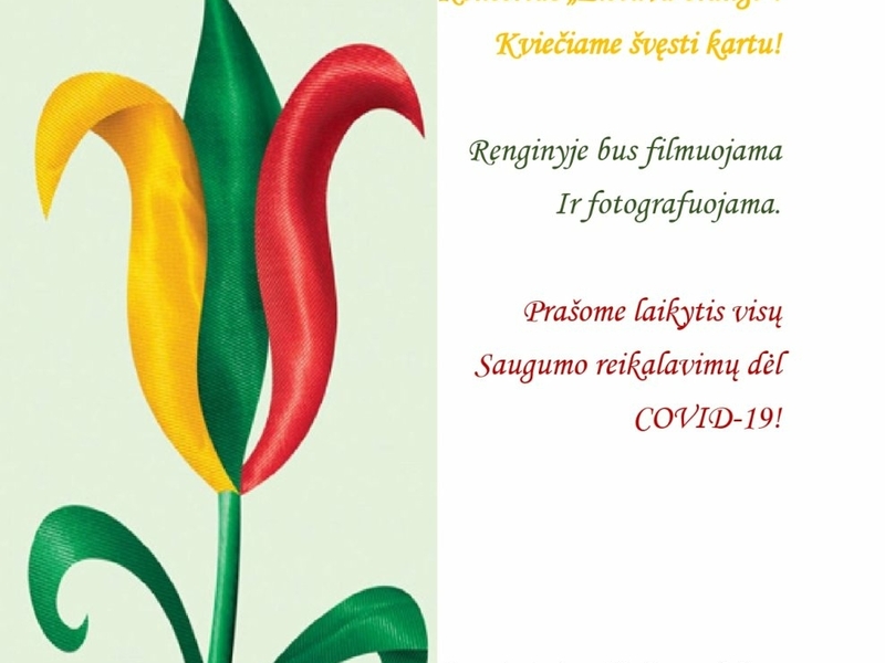 Taujūnai: Vasario 16-osios minėjimas "Lietuva brangi"