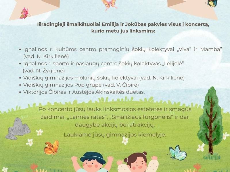 Renginys "Vaiko diena" Vidiškėse