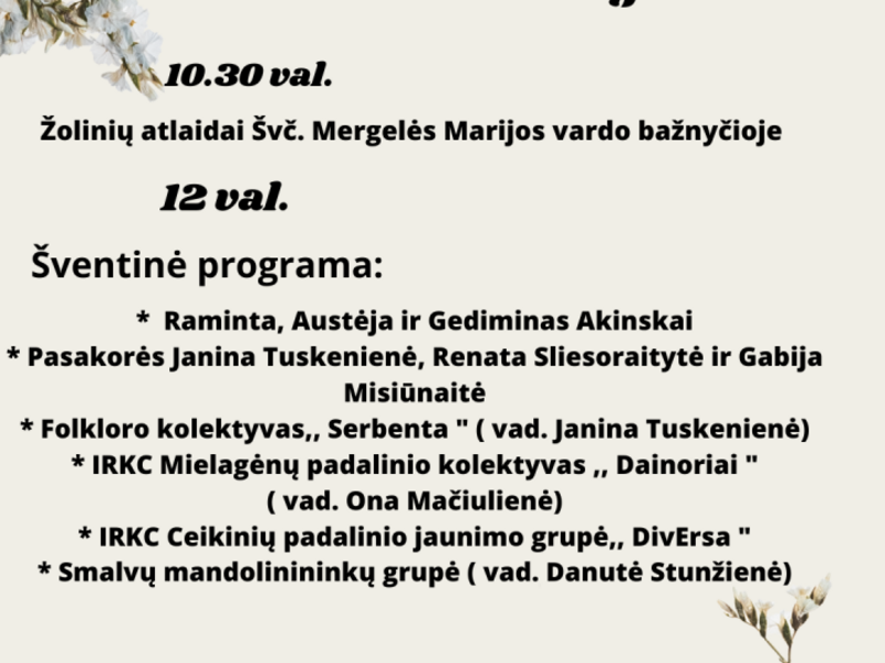 Tradicinis Žolinių renginys Ceikiniuose „Ceikinskų žolinių šlamesy...“