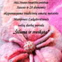 Exhibition of Marijona Lukaševičienė's felt works 