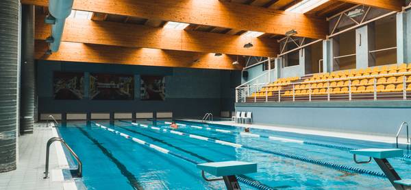 Swimming pool and sauna complex