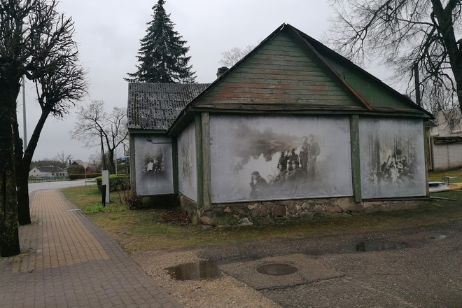 The building complex of the Ignalina NKVD-MGB headquarters