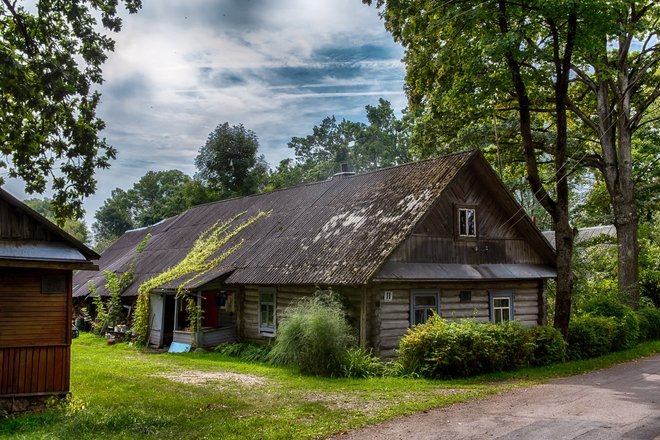 Улица деревня Мечёнис